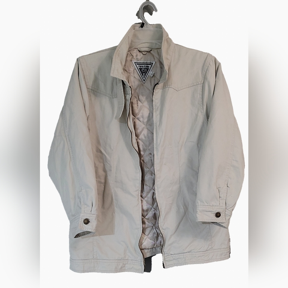 Marvin richards Men's Beige Jacket‎ Vintage